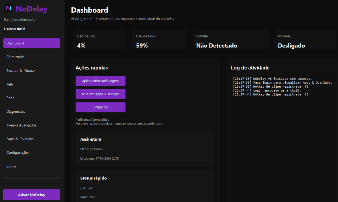 Interface NoDelay